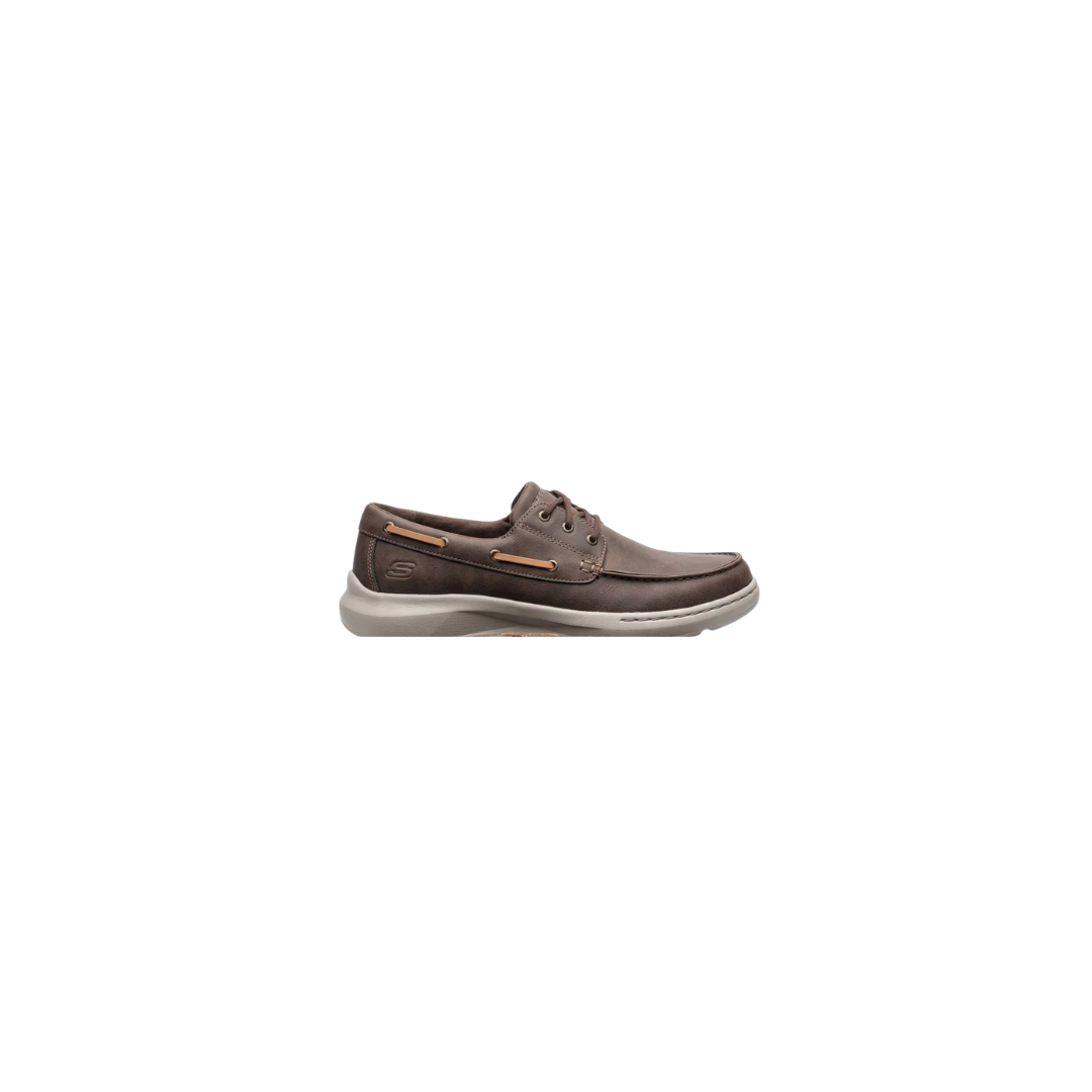 Skechers Brown Leather Boat Shoes
