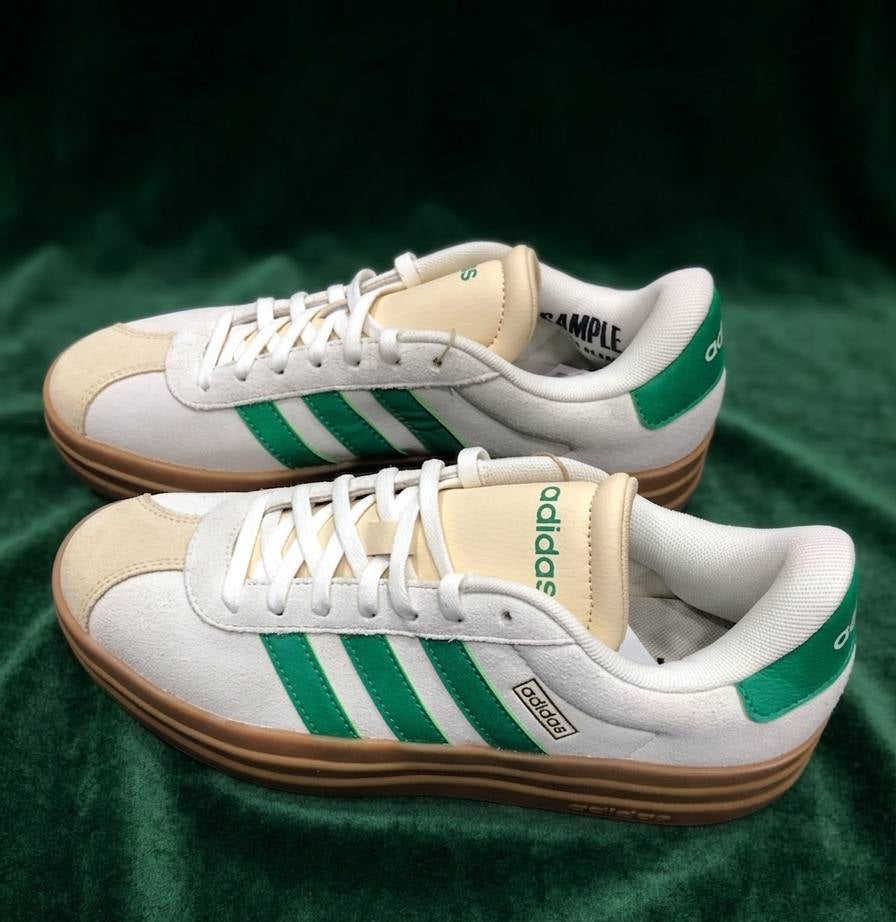 adidas VL Court Bold Sneakers White Suede Upper