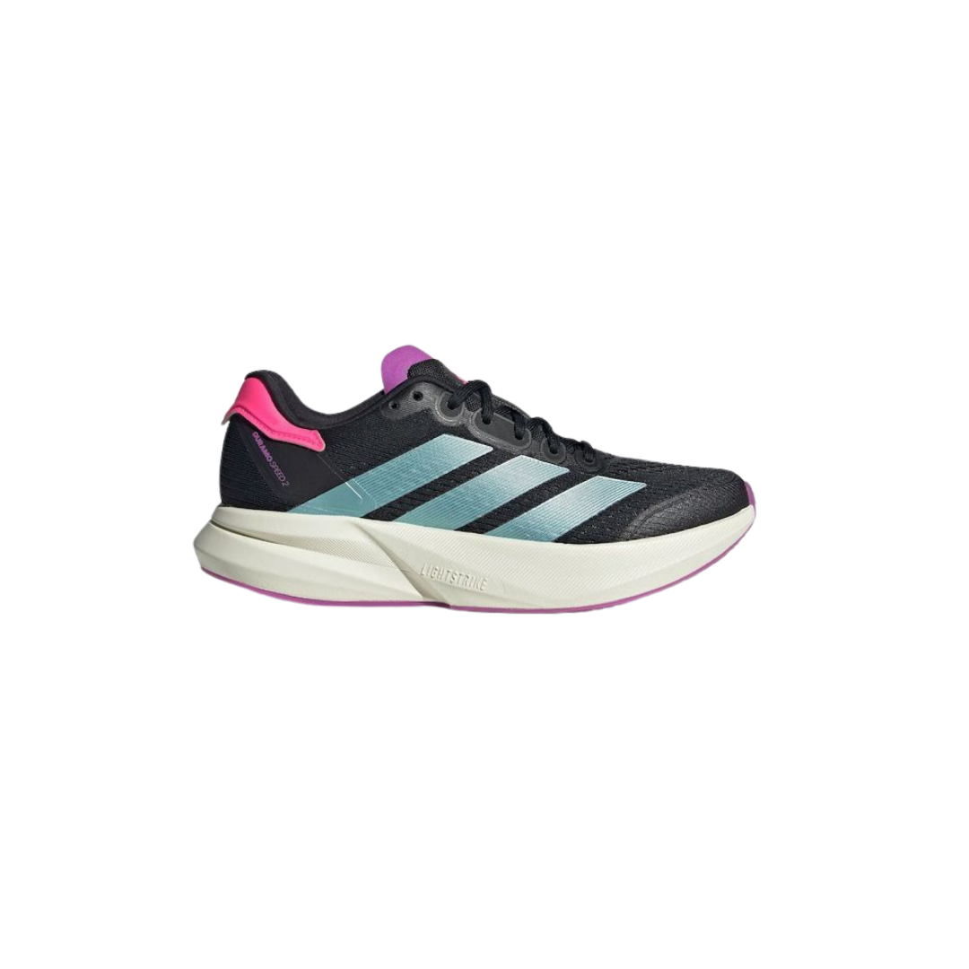 Women's adidas Duramo Speed 2 Running Shoes in Black/Pink 38 2/3
