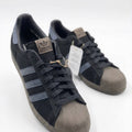 Black Suede Adidas Superstar Sneakers