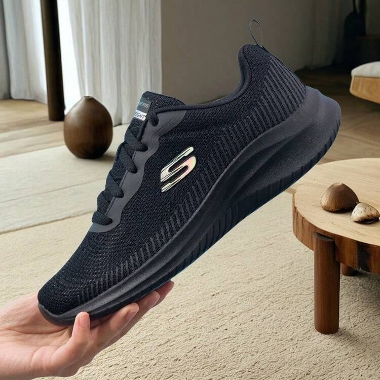 Black Skechers BOBS Squad Chaos Sneakers